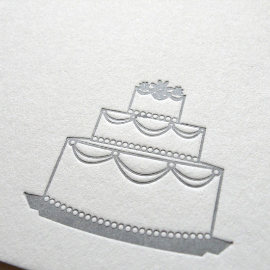 silvercakeletterpresscard